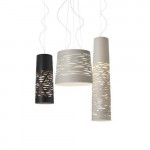 Tress Grande Suspension Foscarini Noir