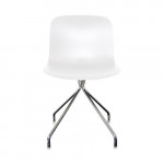 chaise troy etoile magis chrome blanc