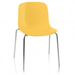 chaise troy polypropylene magis jaune