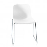 chaise troy luge magis chrome blanc