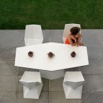 table vertex vondom blanc