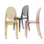 Victoria Ghost Chaise Design Kartell Transparent