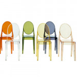 Victoria Ghost Chaise Design Kartell Transparent