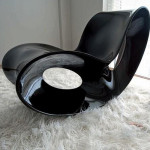 Voido Rocking Chair Magis Noir  verni