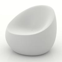 FAUTEUIL STONE, Blanc mat de VONDOM