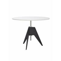 TABLE RÉGLABLE SCREW PLATEAU 90 CM de TOM DIXON, BLANC