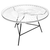 TABLE BASSE ZIPOLITE BLANC de BOQA