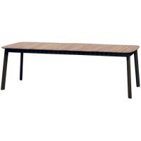 TABLE EXTENSIBLE SHINE, Plateau Teck / Marron d'Inde de EMU