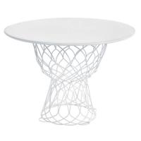 TABLE RE TROUVE, Ø 105 cm, Blanc mat de EMU