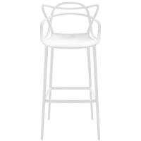 TABOURET MASTERS STOOL H 75 / H. 109 CM DE KARTELL, BLANC