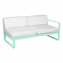 MODULE DROIT BELLEVIE, 2 tailles, 3 options tissu, 24 coloris de FERMOB