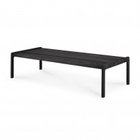 Table basse JACK OUTDOOR de Ethnicraft, 150 x 65 cm, Teck vernis noir