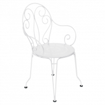 FAUTEUIL MONTMARTRE BLANC de FERMOB