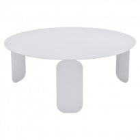 TABLE BASSE BEBOP, D.80, Blanc coton de FERMOB