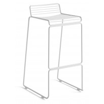 TABOURET DE BAR HIGH HEE, H.75 cm, Blanc de HAY