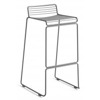 TABOURET DE BAR HIGH HEE, H.75 cm, Gris de HAY
