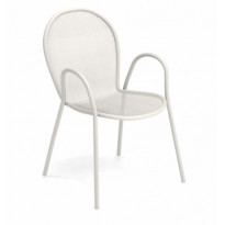 FAUTEUIL RONDA, Blanc mat de EMU