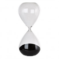 SABLIER, Large, Noir de POLS POTTEN