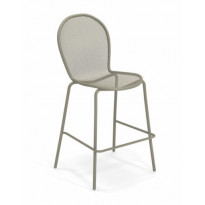 TABOURET HAUT RONDA, Gris vert  de EMU