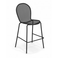 TABOURET HAUT RONDA, Noir de EMU