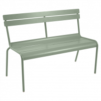 BANC AVEC DOSSIER LUXEMBOURG, 22 couleurs de FERMOB