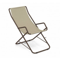 CHAISE LONGUE BAHAMA, 9 couleurs de EMU