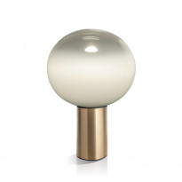 LAMPE À POSER LAGUNA, Laiton satiné, Ø.37 cm de ARTEMIDE