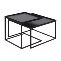 Set Square Tray tables basses de Ethnicraft Accessories, H.31/38