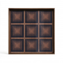 Plateau Ink Square de Ethnicraft Accessories, 51 x 51 cm