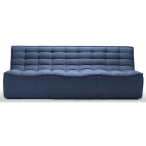 CANAPÉ 3 PLACES N701, Bleu d