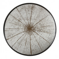 PLATEAU SLICE AGED MIRROR, D.48, Noir d