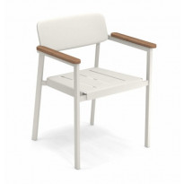 FAUTEUIL SHINE, Blanc mat de EMU