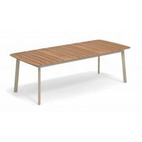 TABLE SHINE, 225 x 100 cm, Tourterelle de EMU