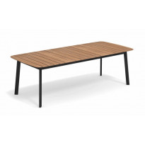 TABLE SHINE, 225 x 100 cm, Noir de EMU