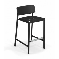 TABOURET SHINE, Noir de EMU
