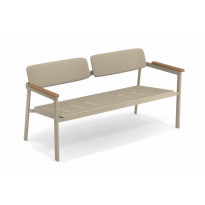 BANC AVEC DOSSIER SHINE, Tourterelle de EMU