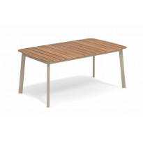 TABLE SHINE, 166 x 100 cm, Tourterelle de EMU
