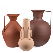 SET DE VASES ROMAN, Marron de POLS POTTEN