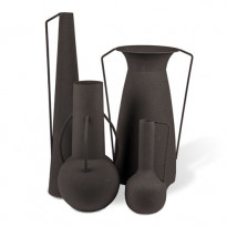 SET DE VASES ROMAN, Noir de POLS POTTEN