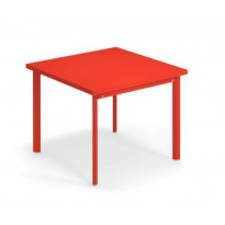 TABLE CARRÉE 90x90 STAR, 7 coloris de EMU