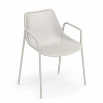 FAUTEUIL ROUND, Blanc mat de EMU