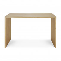 Bureau U - chêne vernis - d