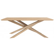 TABLE MIKADO, 203 x 106 x 76, Chêne d