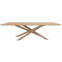 TABLE MIKADO, 240 x 110 x 76, Chêne d