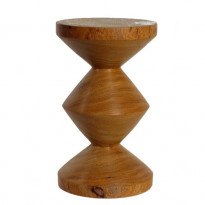 TABOURET ZIG ZAG, Bois de POLS POTTEN