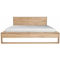 LIT NORDIC II, Matelas 180-200, Chêne d