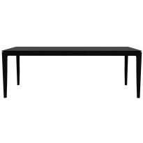 TABLE EN CHÊNE BOK, 220 x 94 x 76 cm, Noir d
