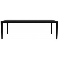 TABLE EN CHÊNE BOK, 240 x 90 x 76 cm, Noir d