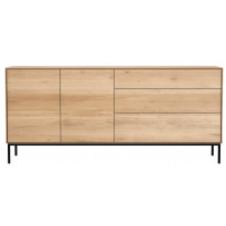 BUFFET BAS WHITEBIRD, 2 portes / 3 tiroirs, Chêne d