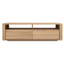 MEUBLE TV SHADOW, 2 tiroirs, Chêne d